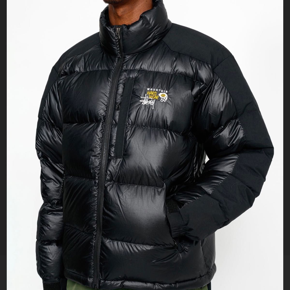 新品 STUSSY & MOUNTAIN HARDWEAR SUBZERO DOWN JACKET BLACK XL 新品 STUSSY & MOUNTAIN HARDWEAR SUBZERO DOWN JACKET BLACK XL
