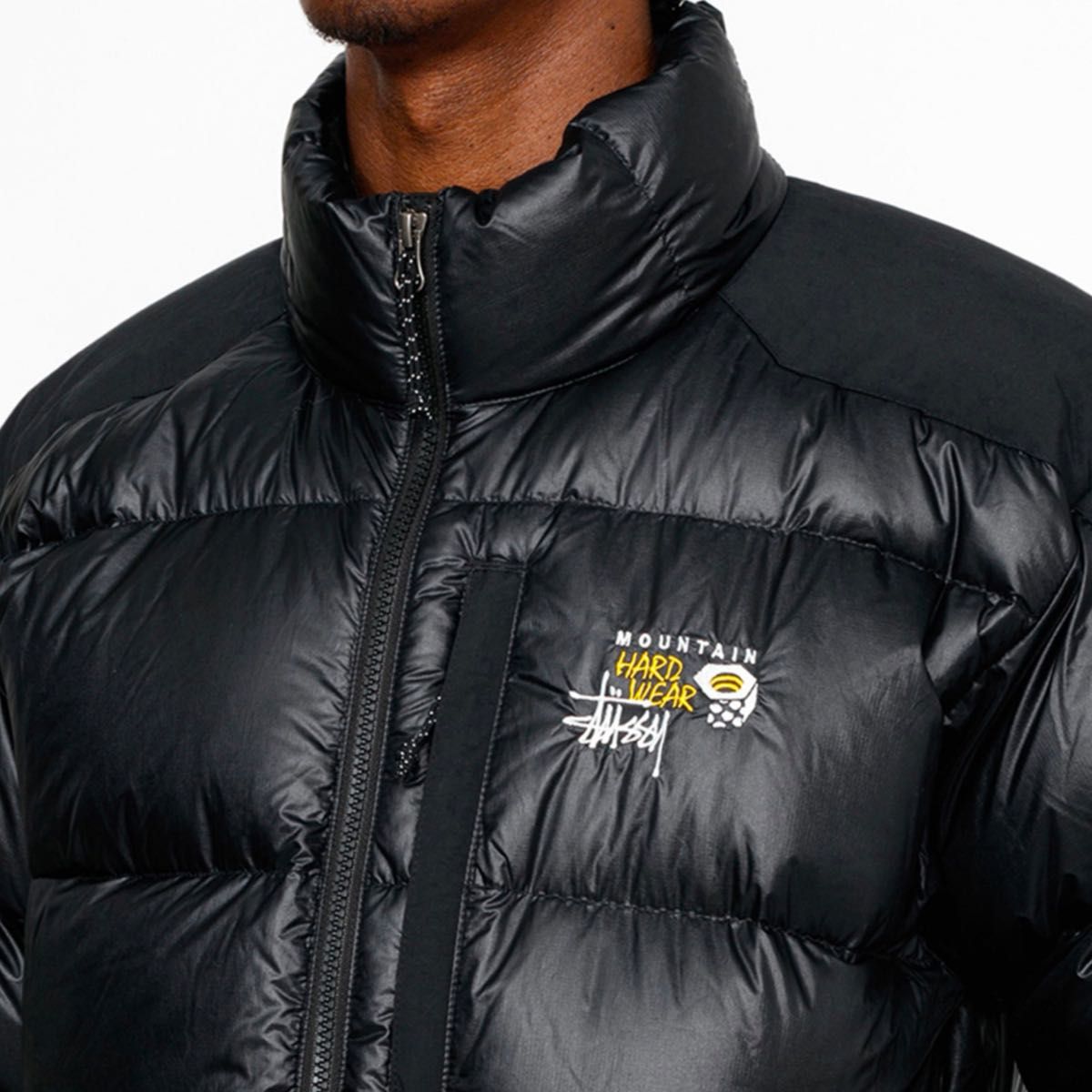 新品 STUSSY & MOUNTAIN HARDWEAR SUBZERO DOWN JACKET BLACK XL 新品 STUSSY & MOUNTAIN HARDWEAR SUBZERO DOWN JACKET BLACK XL