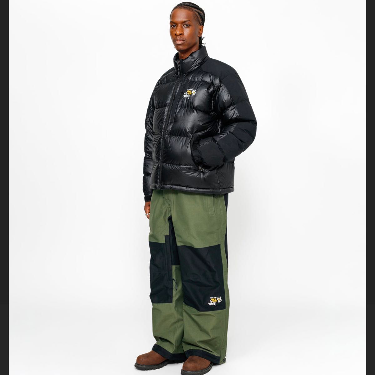 新品 STUSSY & MOUNTAIN HARDWEAR SUBZERO DOWN JACKET BLACK XL 新品 STUSSY & MOUNTAIN HARDWEAR SUBZERO DOWN JACKET BLACK XL