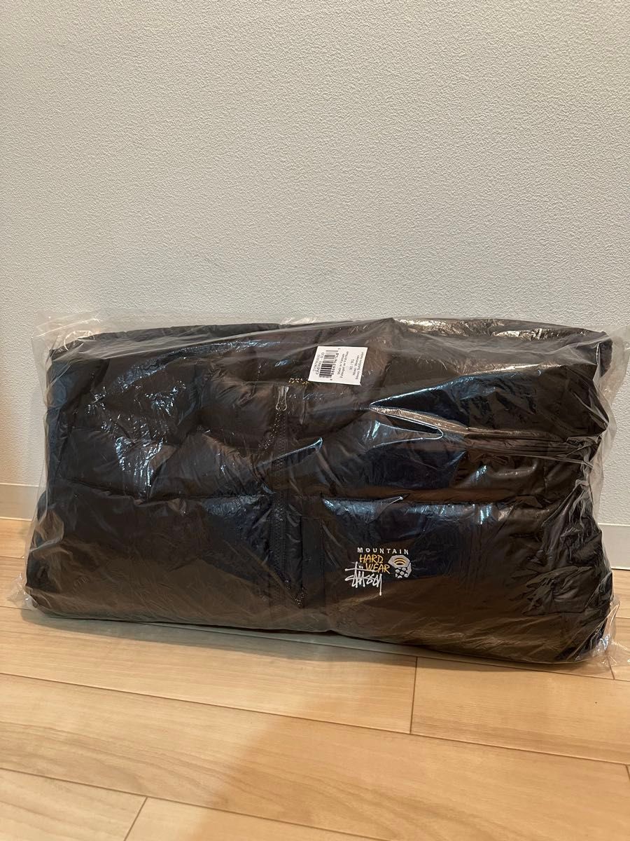 新品 STUSSY & MOUNTAIN HARDWEAR SUBZERO DOWN JACKET BLACK XL 新品 STUSSY & MOUNTAIN HARDWEAR SUBZERO DOWN JACKET BLACK XL