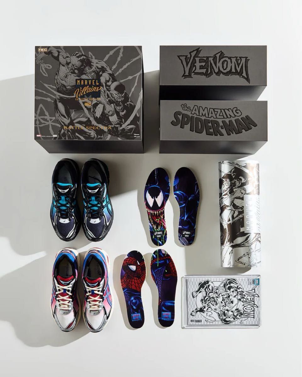 KITH×Marvel Super Villains×Asics GT-2160 Venom vs Spiderman KITH×Marvel Super Villains×Asics GT-2160 Venom vs Spiderman