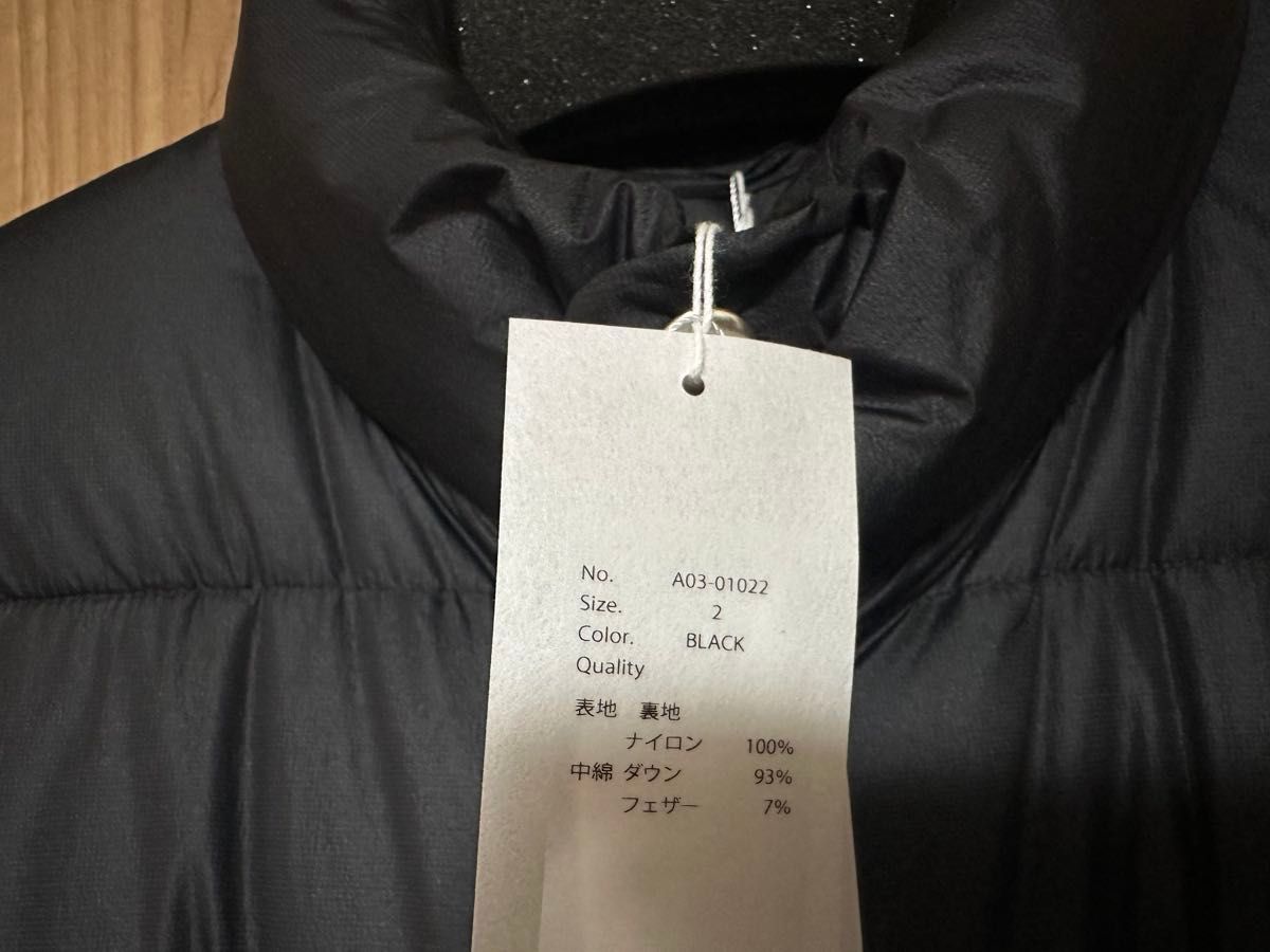 COMOLI 24aw ダウンジャケット 2 新品 コモリ ナイロン ダウン COMOLI 24aw ダウンジャケット 2 新品 コモリ ナイロン ダウン