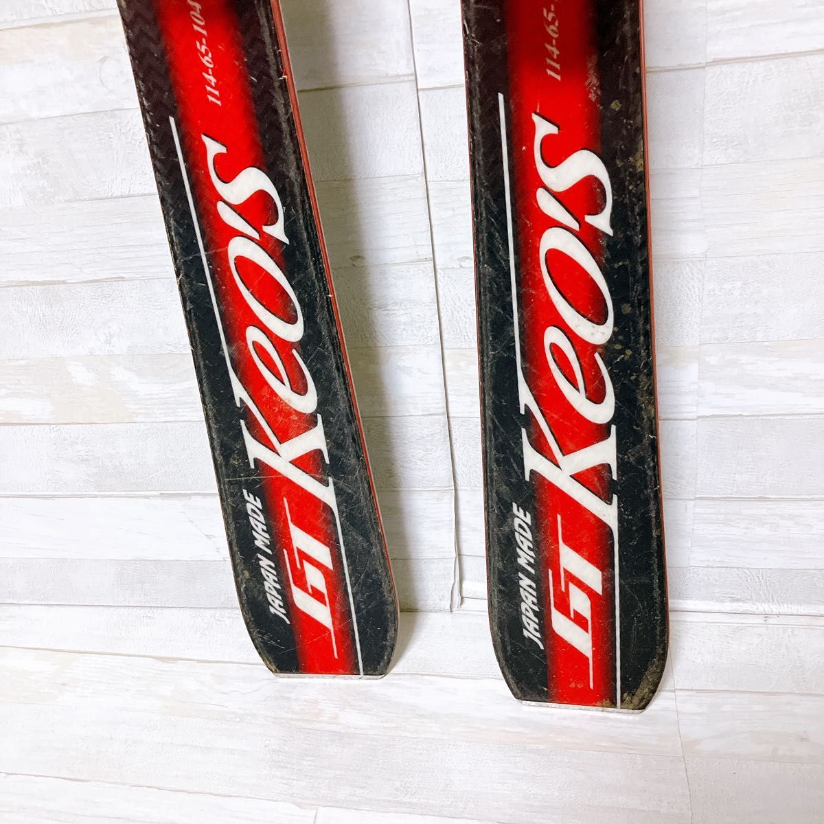 OGASAKA オガサカ スキー板 KS-GT 160cm レッド ブラック OGASAKA オガサカ スキー板 KS-GT 160cm レッド ブラック