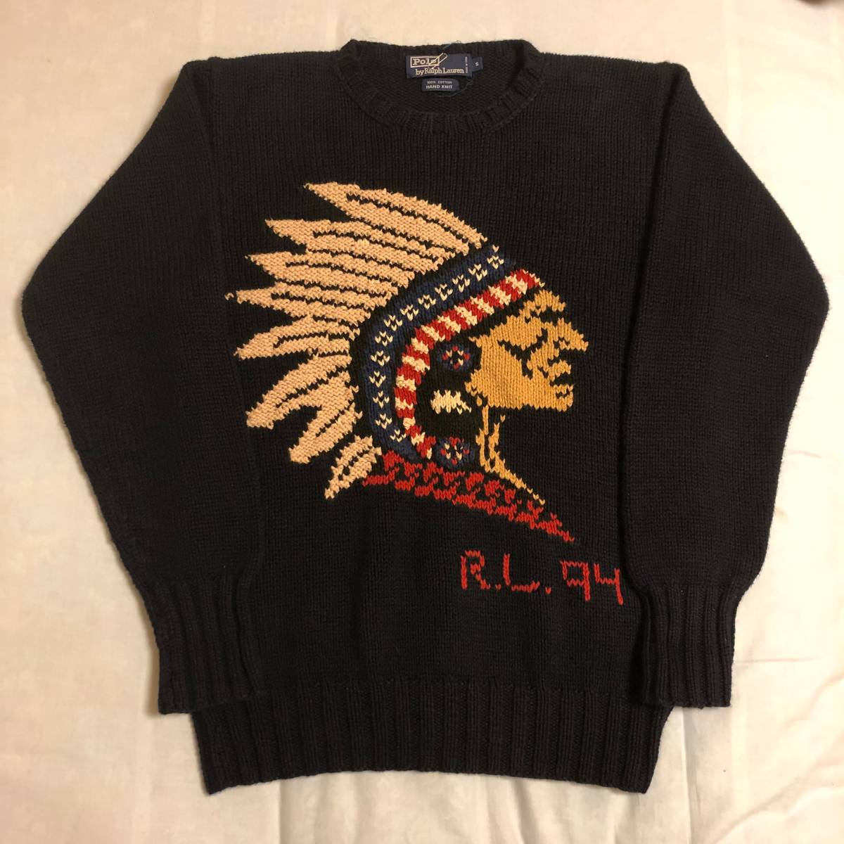 ralph lauren indian head sweater