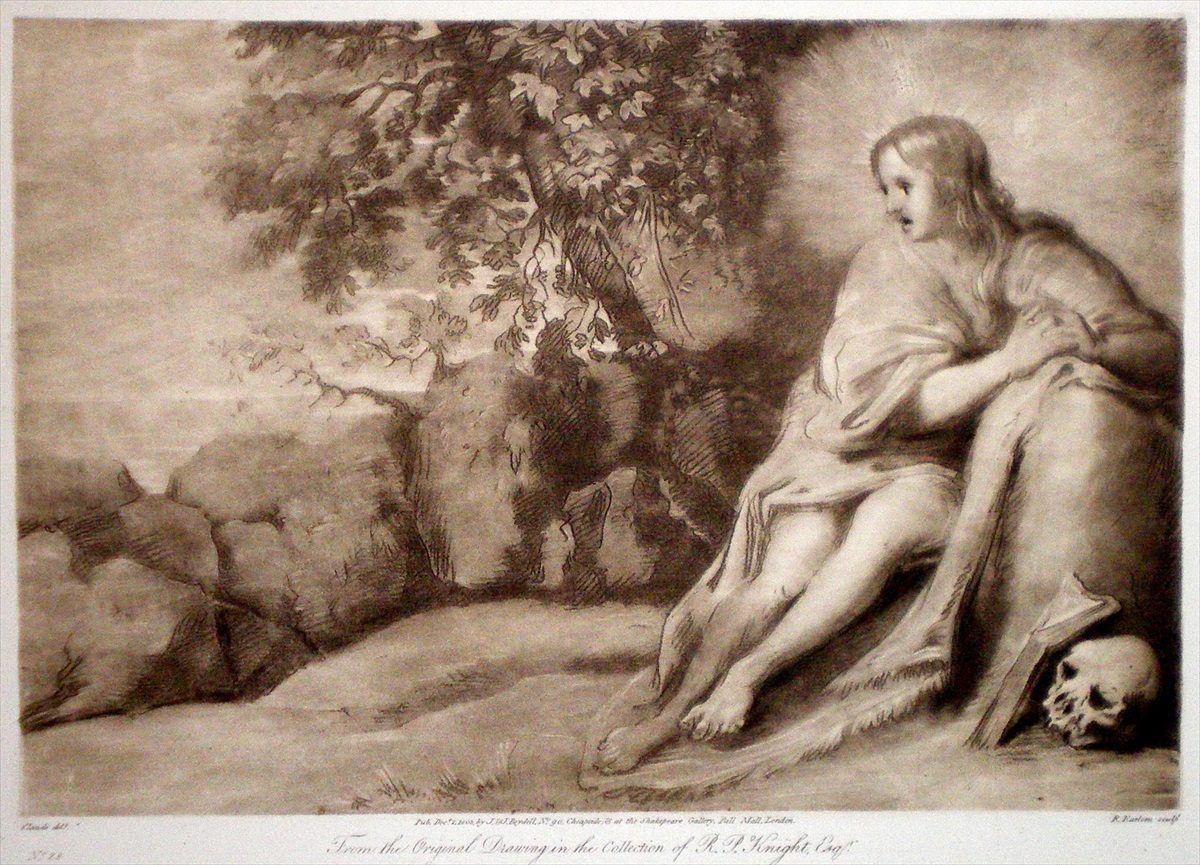 1803年 クロードロラン「真実の書」メゾチント No.28 St.John_画像5