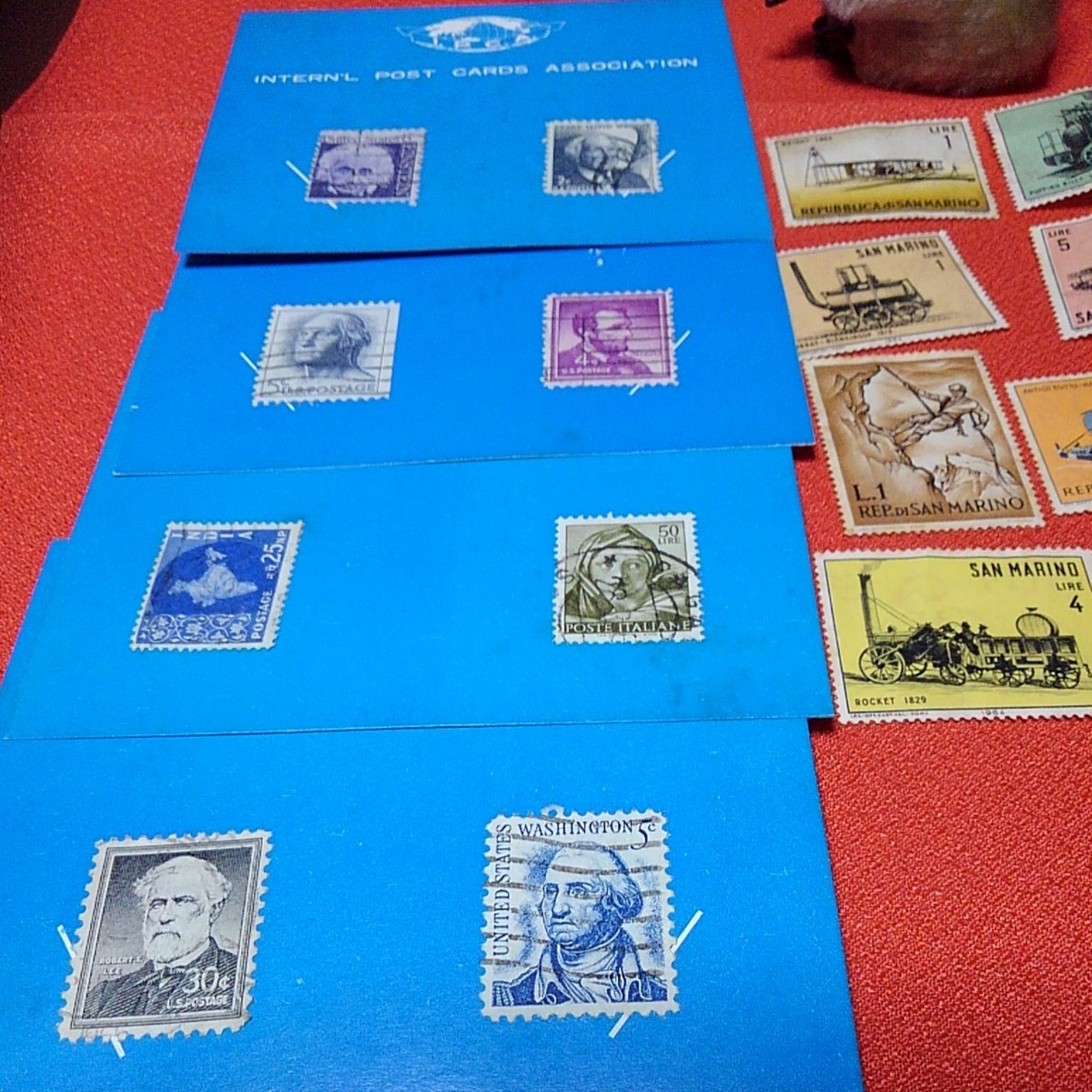 外国切手とサンマリノ切手