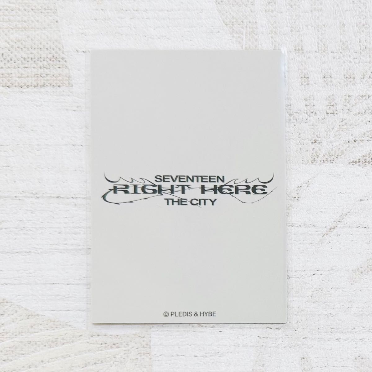 SEVENTEEN RIGHT HERE スタンプラリー トレカ 12種 コンプ SEVENTEEN RIGHT HERE スタンプラリー トレカ 12種 コンプ