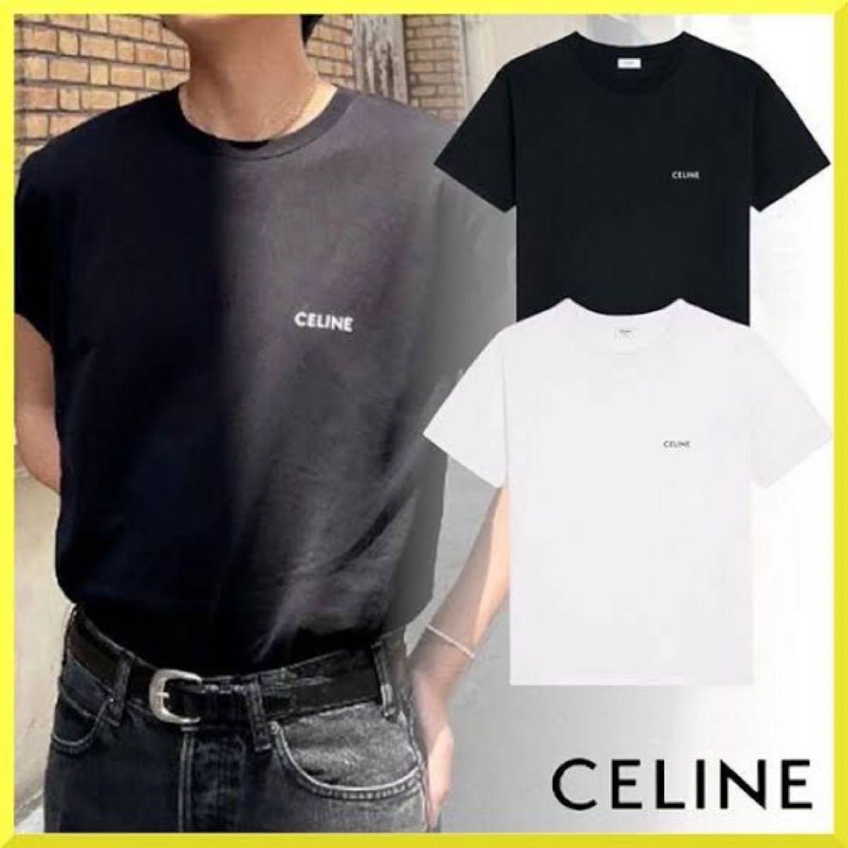 CELINE セリーヌ ルーズTシャツ コットンジャージー Lサイズ CELINE セリーヌ ルーズTシャツ コットンジャージー Lサイズ