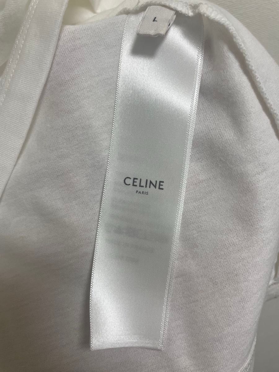 CELINE セリーヌ ルーズTシャツ コットンジャージー Lサイズ CELINE セリーヌ ルーズTシャツ コットンジャージー Lサイズ
