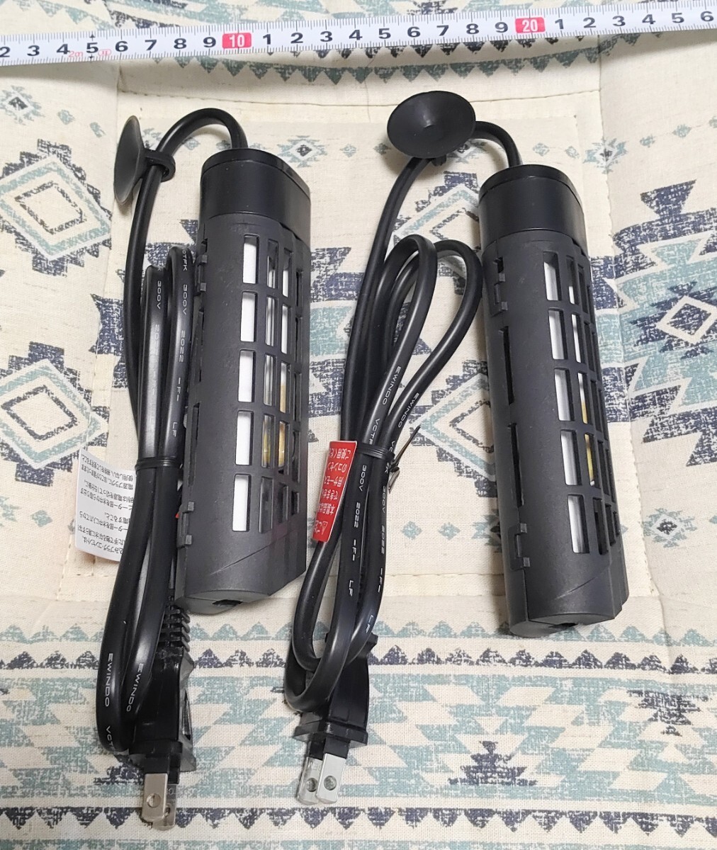 GEX 水槽ヒーター 中古 3個セット GEX 水槽ヒーター中古3個セット
