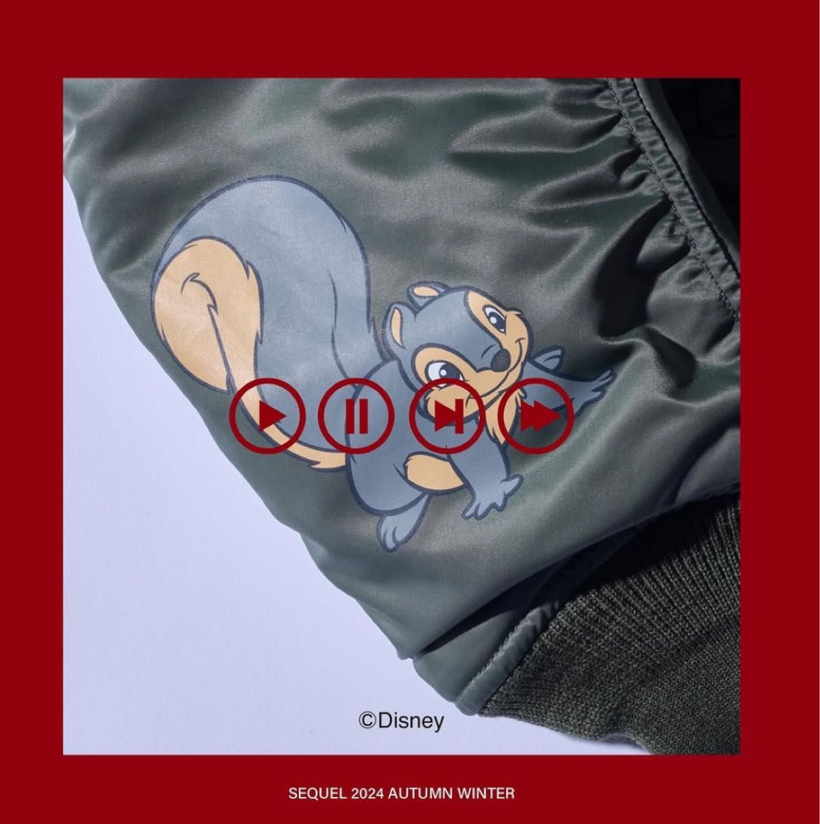 Sequel 24AW MA-1 Disney fragment design MA-1 フライト Sequel 24AW MA-1 Disney fragment design MA-1 フライト