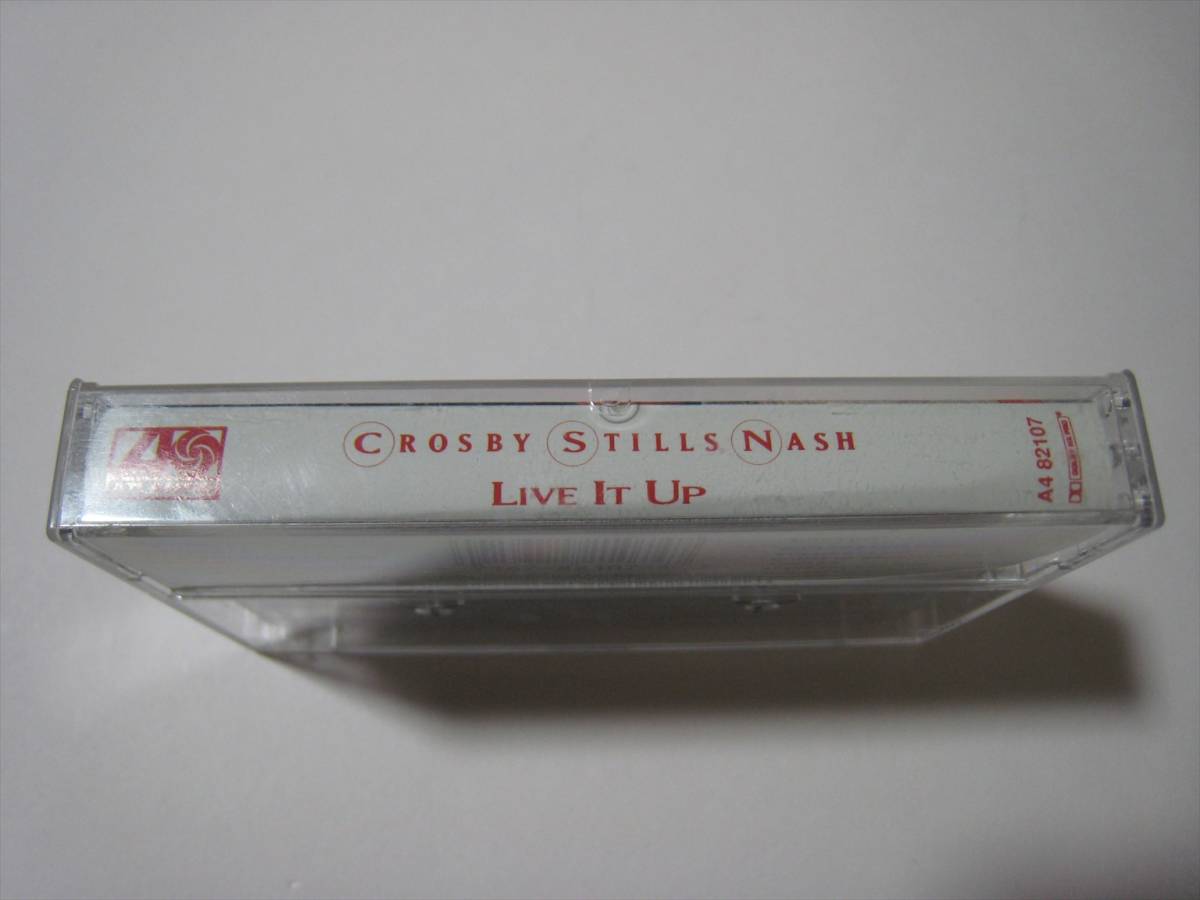 【カセットテープ】 CROSBY, STILLS & NASH / LIVE IT UP US版 クロスビー、スティルス＆ナッシュ_画像3