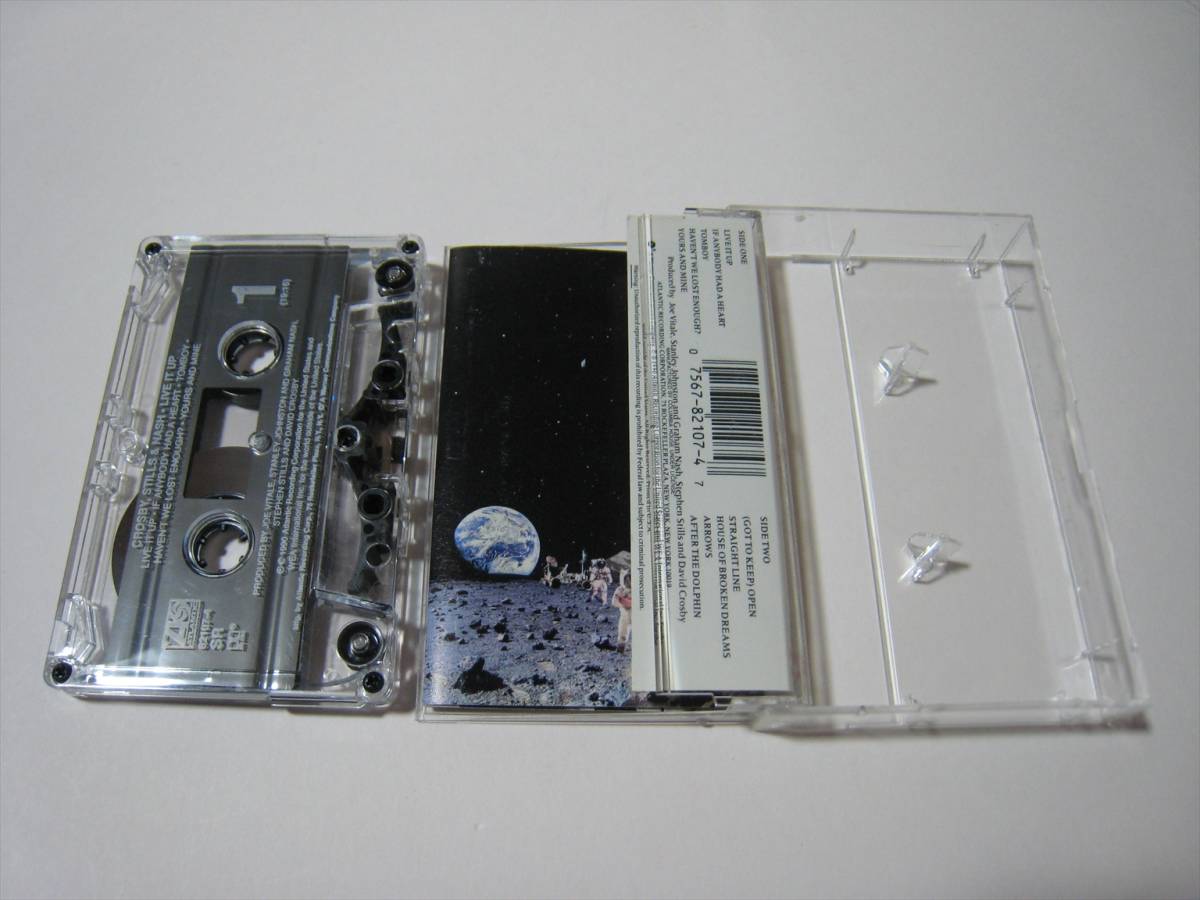 【カセットテープ】 CROSBY, STILLS & NASH / LIVE IT UP US版 クロスビー、スティルス＆ナッシュ_画像4