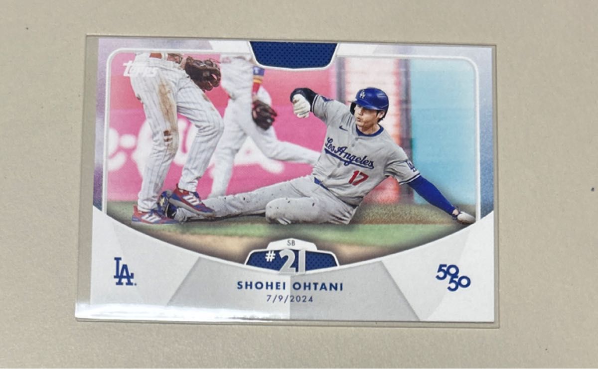 2024 Topps 大谷翔平 50/50 カード Shohei Ohtani 面倒く Base SB #21 大谷 21盗塁 2024 Topps 大谷翔平 50/50 カード Shohei Ohtani 面倒く Base SB #21 大谷 21盗塁