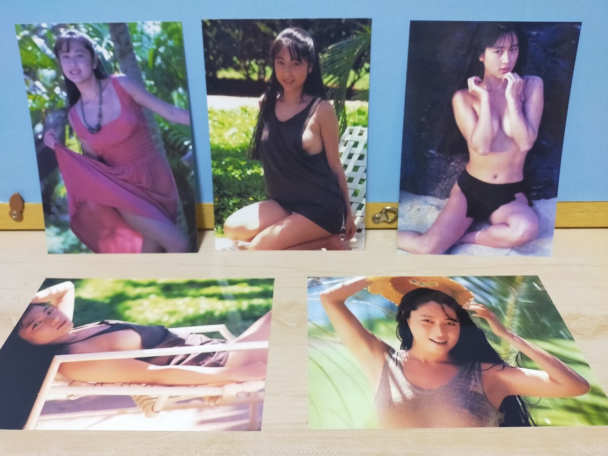  slope . Izumi water ZARD photograph 5 pieces set L size 