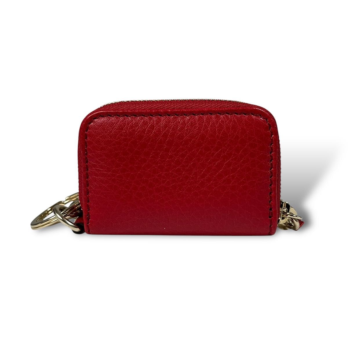 極美品 グッチ GUCCI キーケース 箱付き ユニセックス 赤 レッド 極美品 グッチ GUCCI キーケース 箱付き ユニセックス 赤 レッド