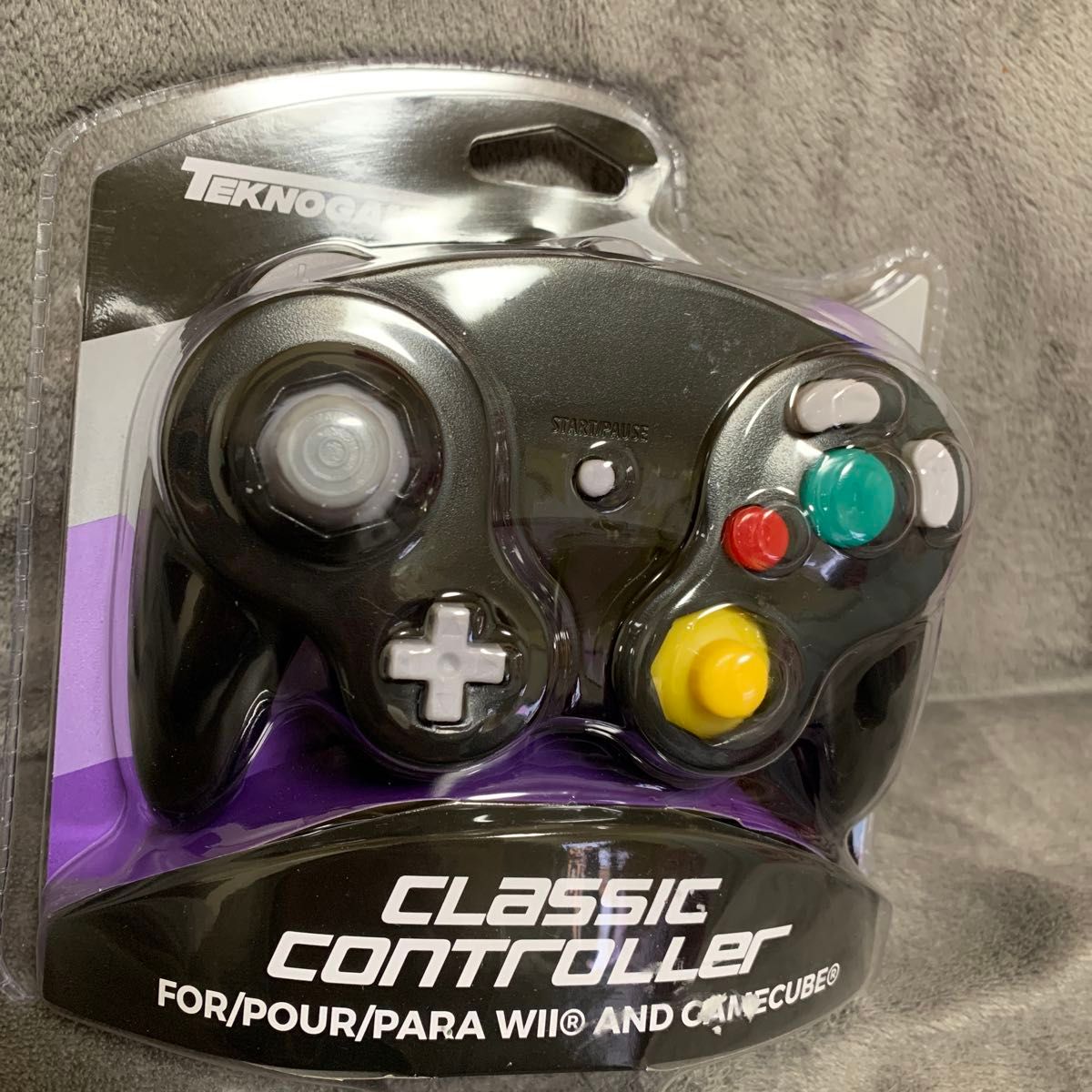 ゲームキューブコントローラーゲームキューブ・Wi互換機ブラック ゲームキューブコントローラーゲームキューブ・Wi互換機ブラック