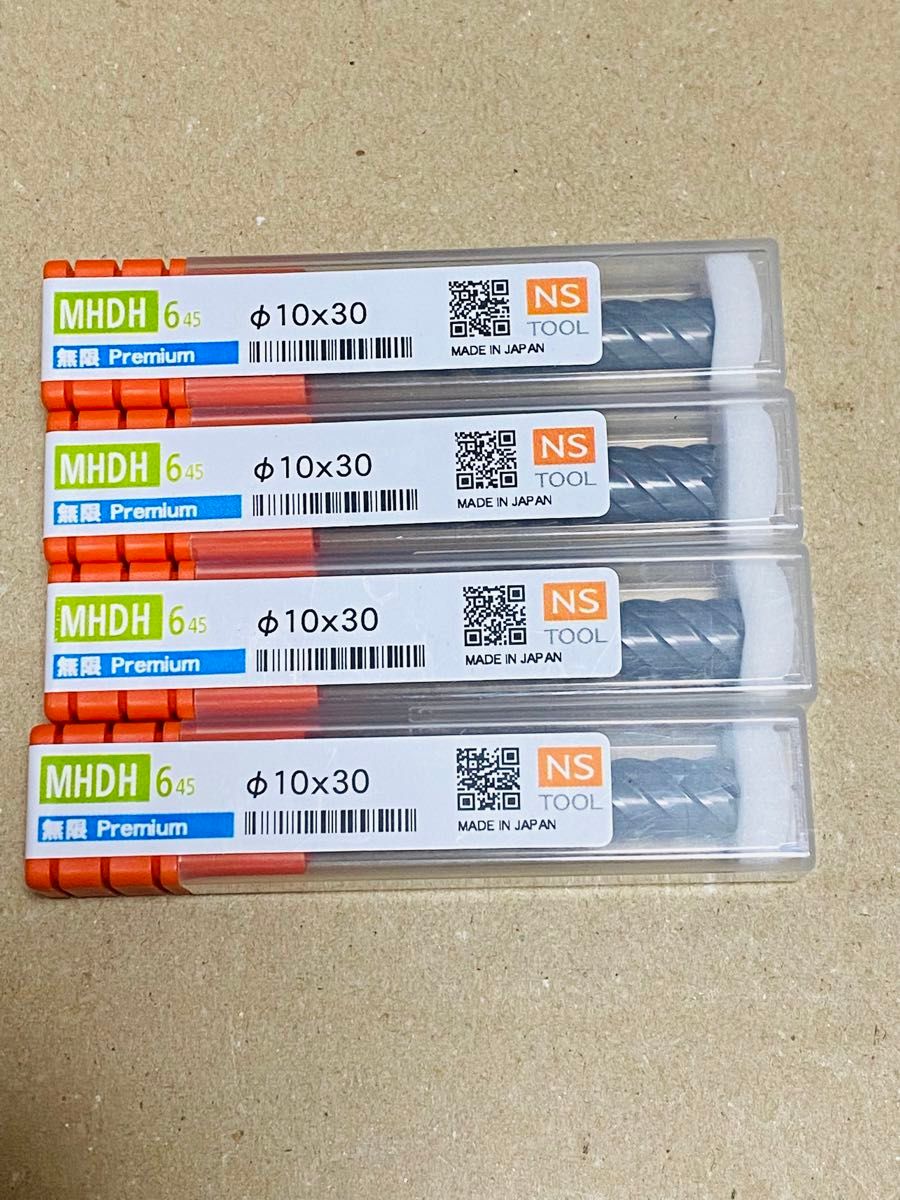 NS TOOL 高硬度用6枚刃スクエアエンドミルMHDH645 10X30 4本 NS TOOL 高硬度用6枚刃スクエアエンドミルMHDH645 10X30 4本