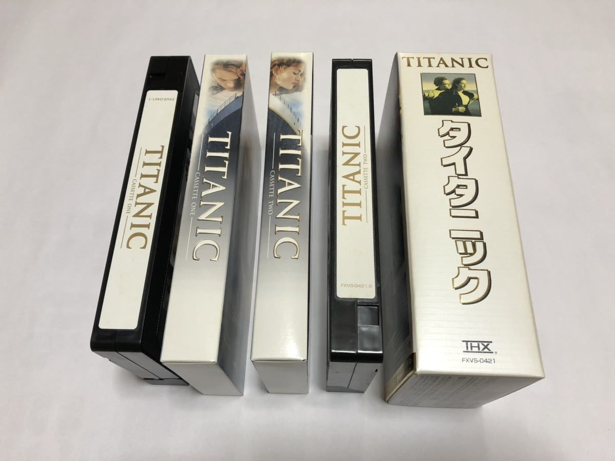 TITANIC タイタニック ビデオテープ VHS 2本組 映画 _画像5