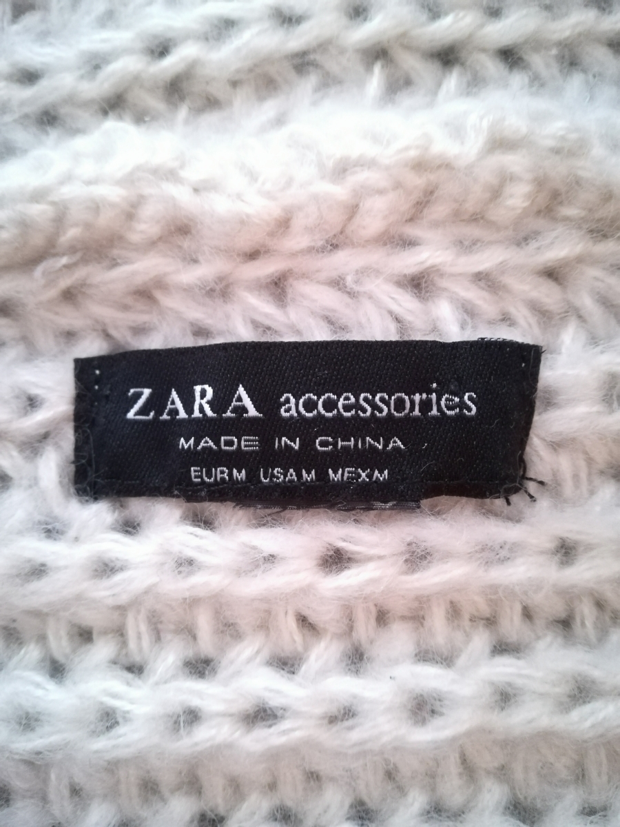 ZARA accessories ザラ スヌード　ネックウォーマー　マフラー　リバーシブル_画像5