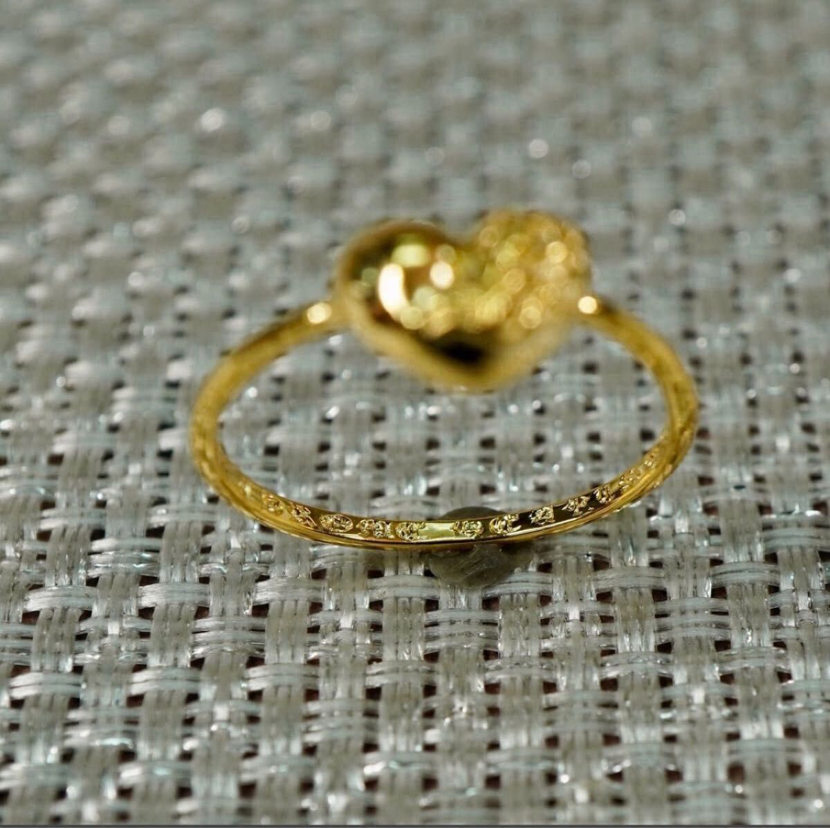 クロムハーツ バブルガムリング/ハート/18号/22K/インボイス クロムハーツ バブルガムリング/ハート/18号/22K/インボイス