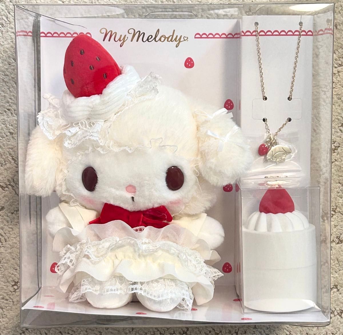 新品未開封 マイメロディ ショートケーキ ぬいぐるみ 新品未開封 マイメロディ ショートケーキ ぬいぐるみ