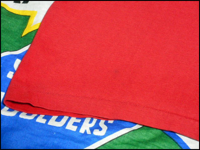 《プロダクトタグ》Made in USA製アメリカ製チャンピオンChampionビンテージナンバリングプリントTシャツカレッジ60s60年代赤×白WINタイプ_画像7