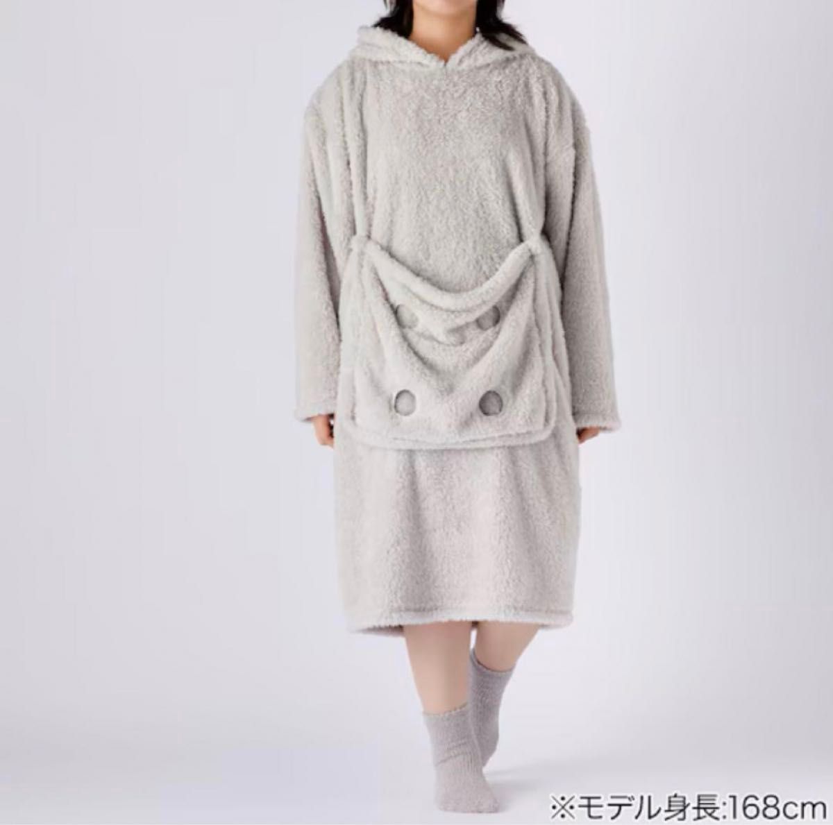 ニトリ - ニトリNWWSフード付き着る毛布フリーサイズ(2024年 ニトリ - ニトリNWWSフード付き着る毛布フリーサイズ(2024年