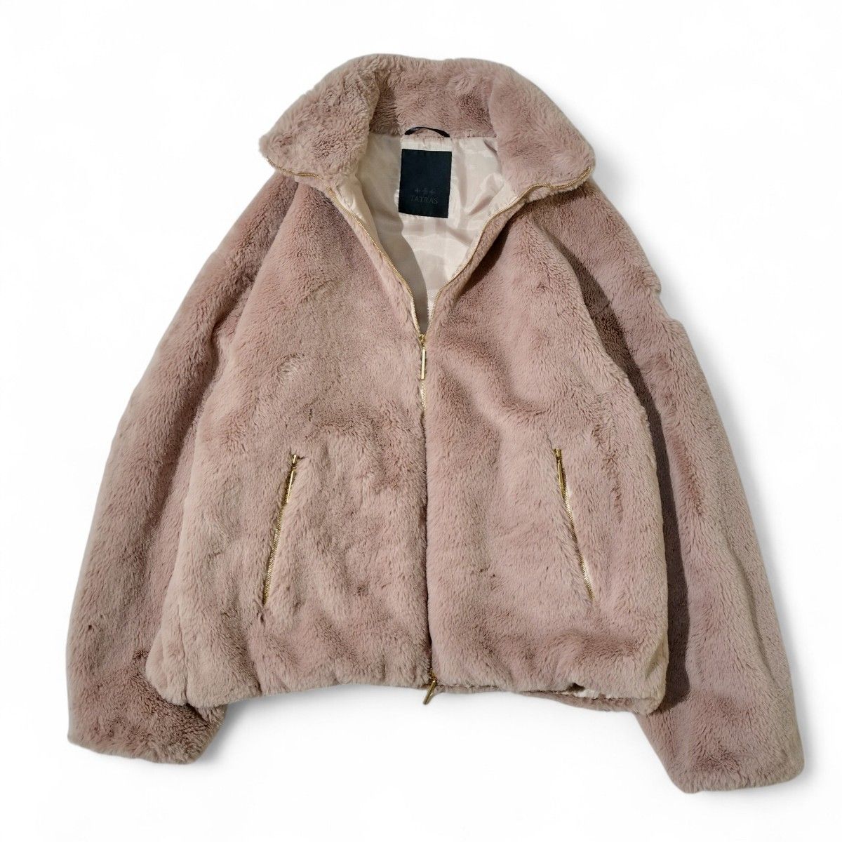 美品 TATRAS タトラス BARBRA バルブラ ファーブルゾン ピンク 2 美品 TATRAS タトラス BARBRA バルブラ ファーブルゾン ピンク 2