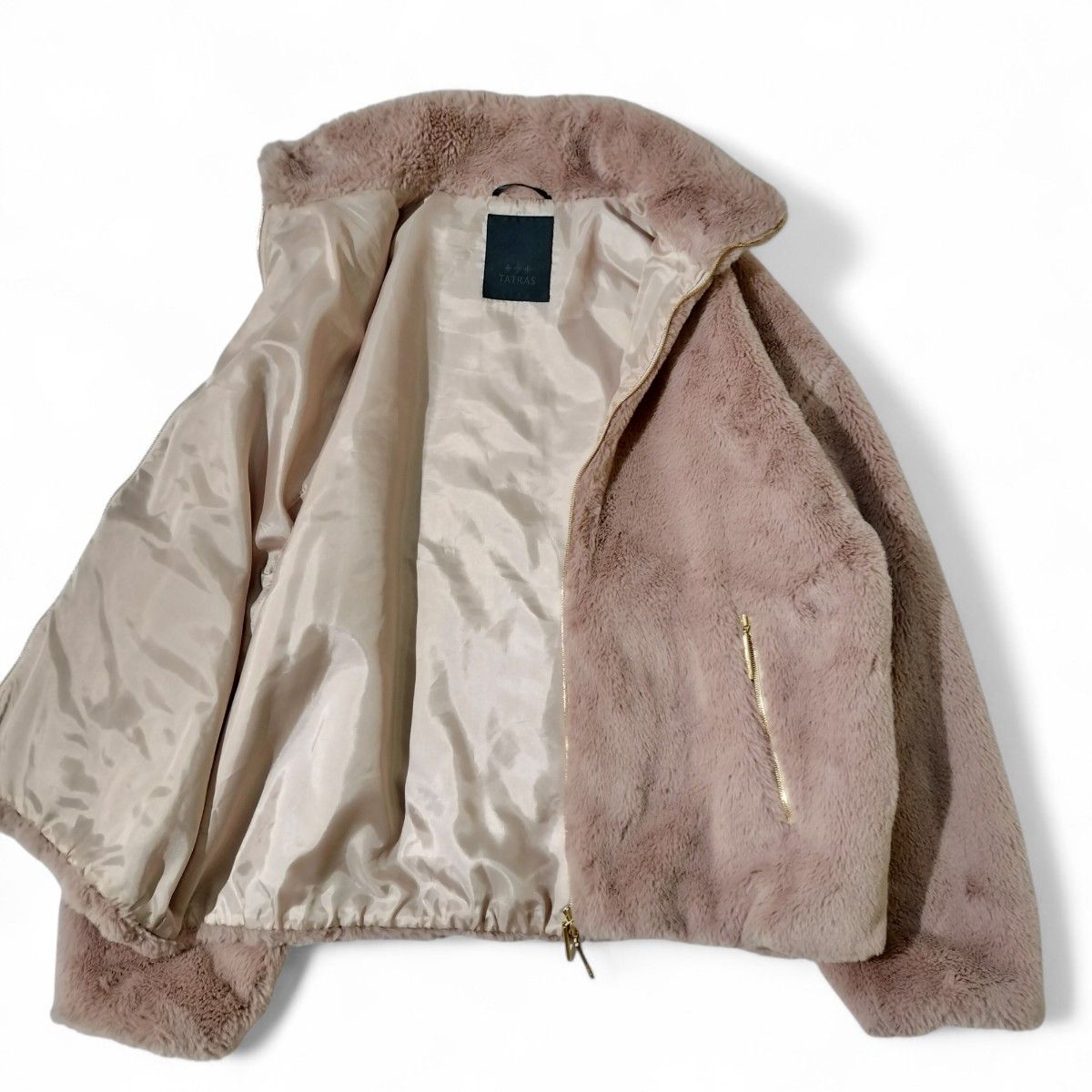 美品 TATRAS タトラス BARBRA バルブラ ファーブルゾン ピンク 2 美品 TATRAS タトラス BARBRA バルブラ ファーブルゾン ピンク 2