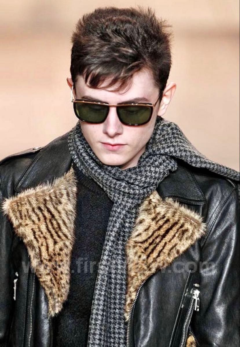 14AW サンローランパリ マーモットファー ダブルレザー 14AW サンローランパリ マーモットファー ダブルレザー