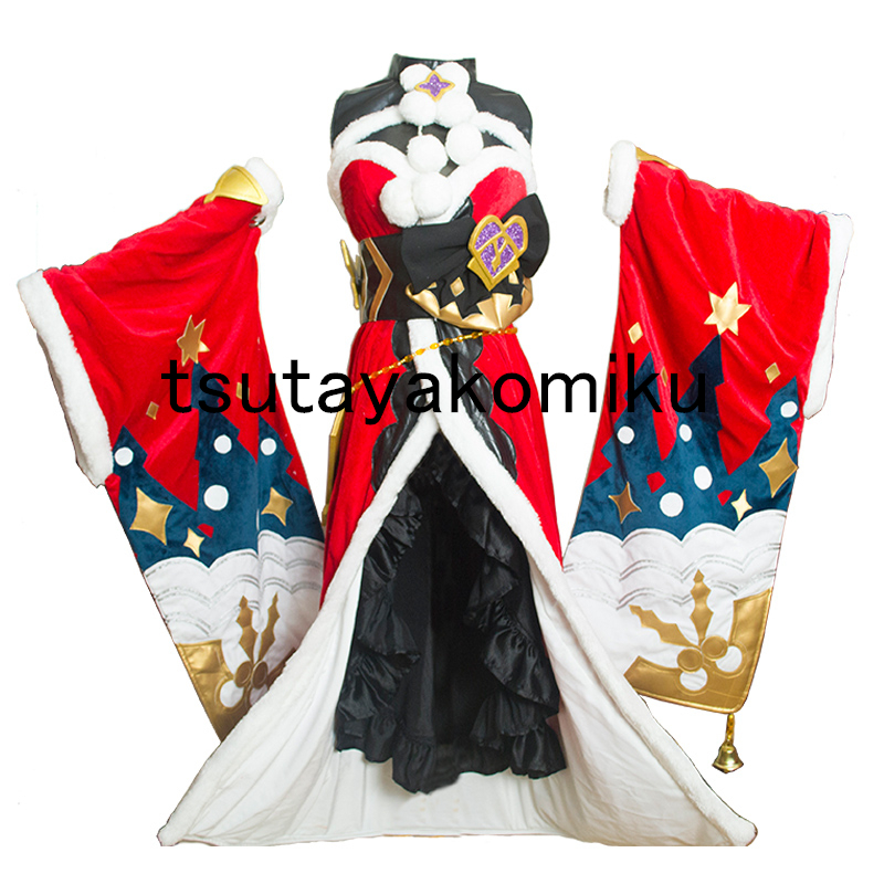 コスプレ衣装 グランブルーファンタジー ナルメア クリスマス 風 コスプレ衣装 グランブルーファンタジー ナルメア クリスマス 風