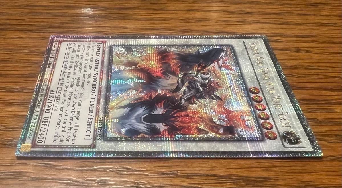 遊戯王 白き森の魔狼シルウィア EU英語版 1st 25thレア 1枚 遊戯王 白き森の魔狼シルウィア EU英語版 1st 25thレア 1枚
