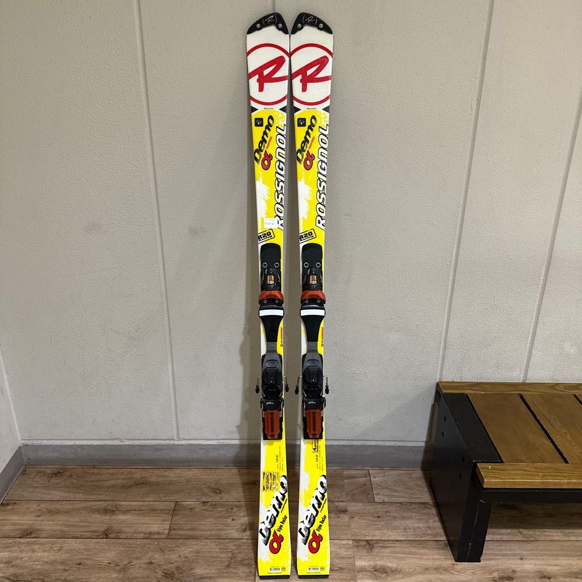 美品 Rossignol Demo Alpha R20 166 raci スキー板 ビンディング 美品 Rossignol Demo Alpha R20 166 raci スキー板 ビンディング