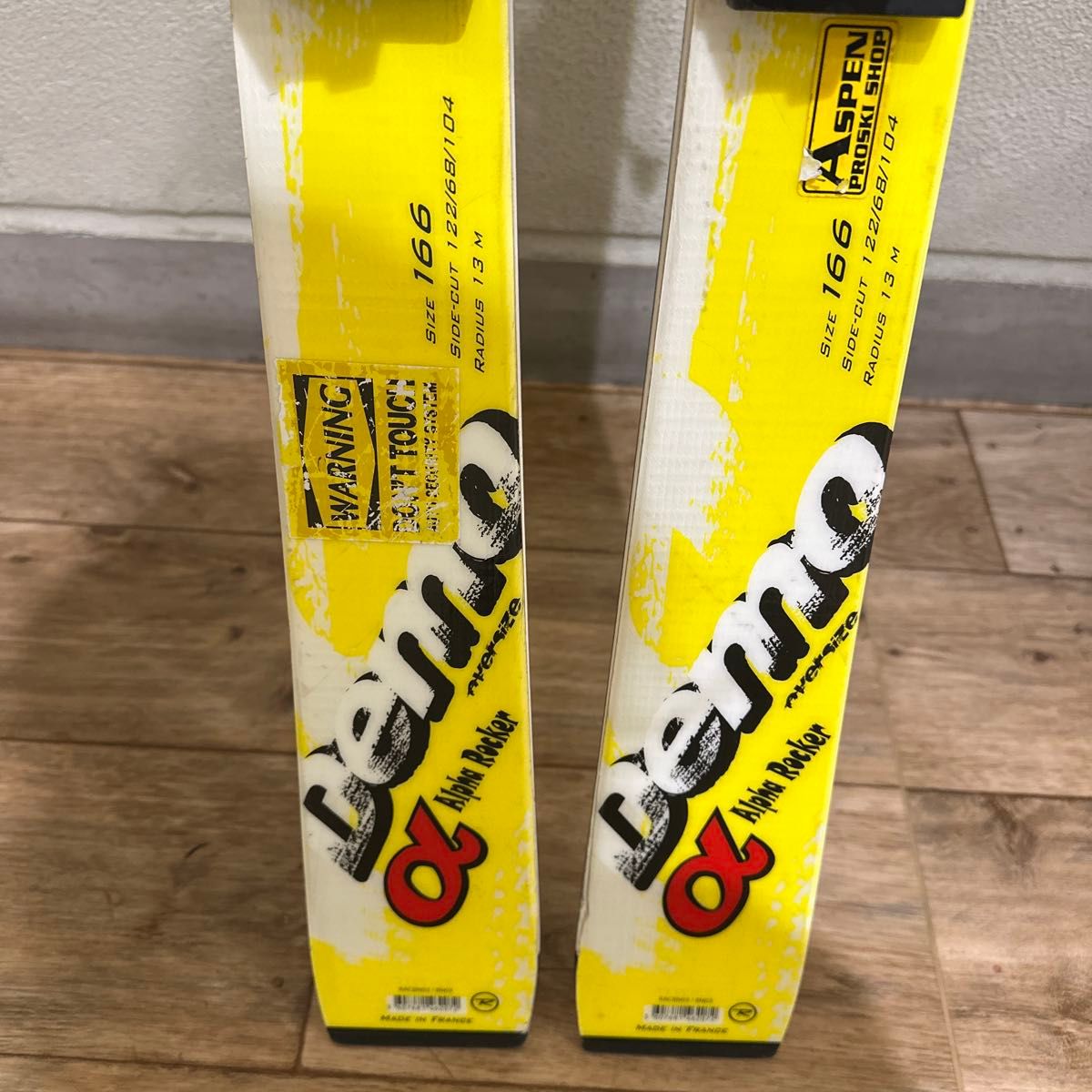美品 Rossignol Demo Alpha R20 166 raci スキー板 ビンディング 美品 Rossignol Demo Alpha R20 166 raci スキー板 ビンディング