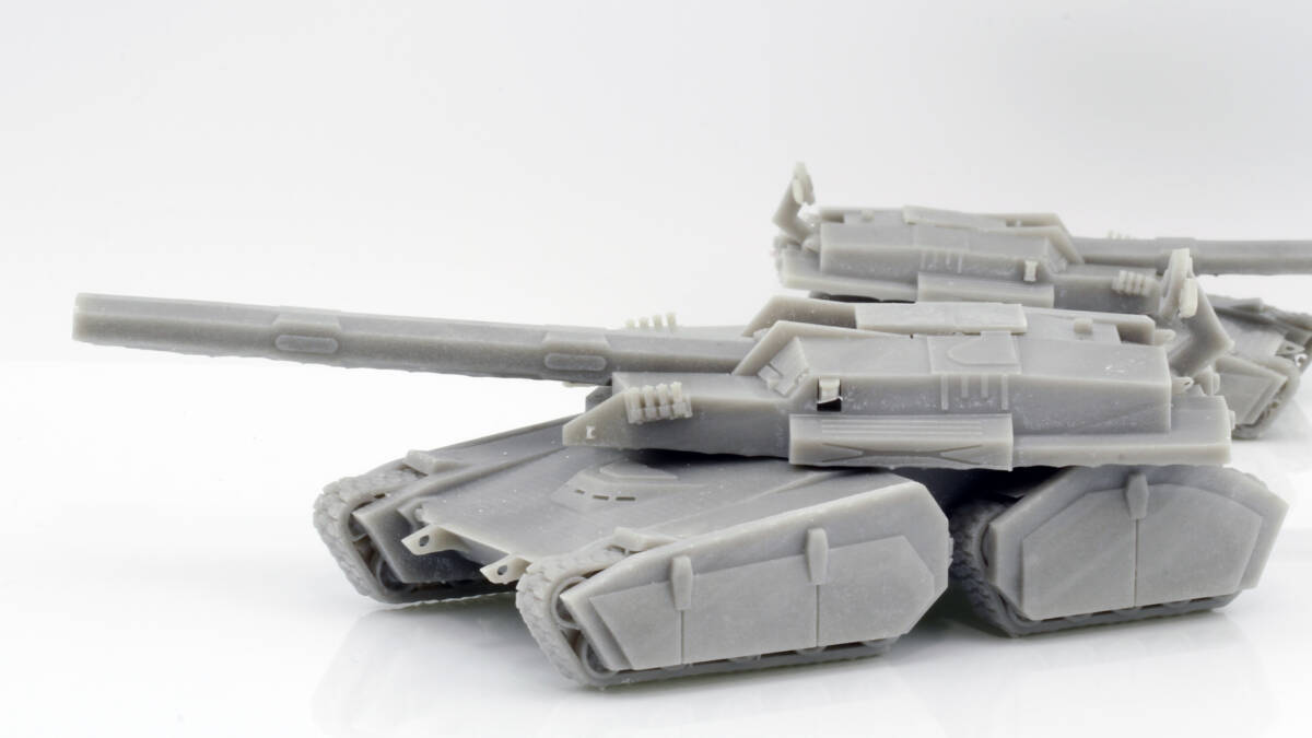 1/144 地球連合軍 リニアガン・タンク レジンキット[機動戦士ガンダムSEED MSV戦記 C.E.73 STARGAZER]