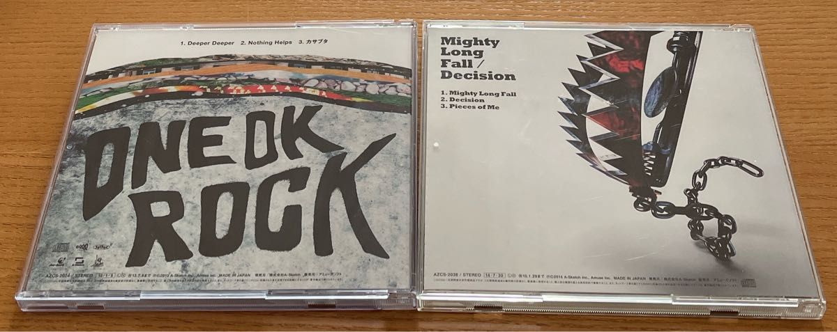 ONE OK ROCK CD 全シングル9枚セット アンサイズニア ワンオク T シャツ 梅田 ONE OK ROCK CD 全シングル9枚セット アンサイズ