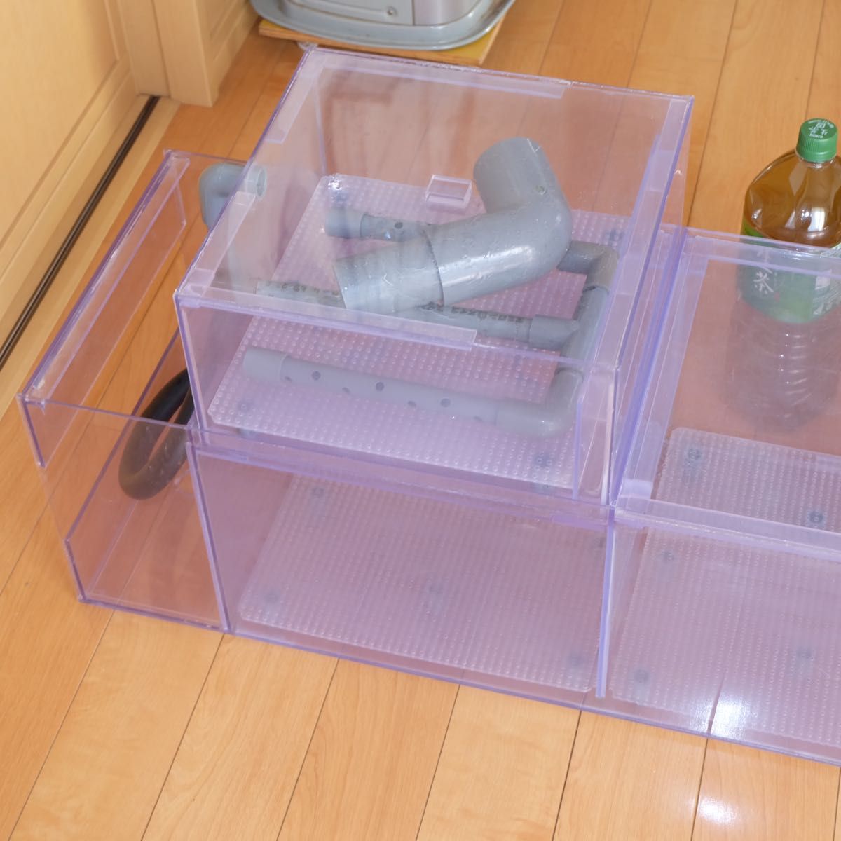 ぷぅ工房 120cm 水槽用 上部フィルター 大型 特注品 濾過槽 ぷぅ工房 120cm 水槽用 上部フィルター 大型 特注品 濾過槽