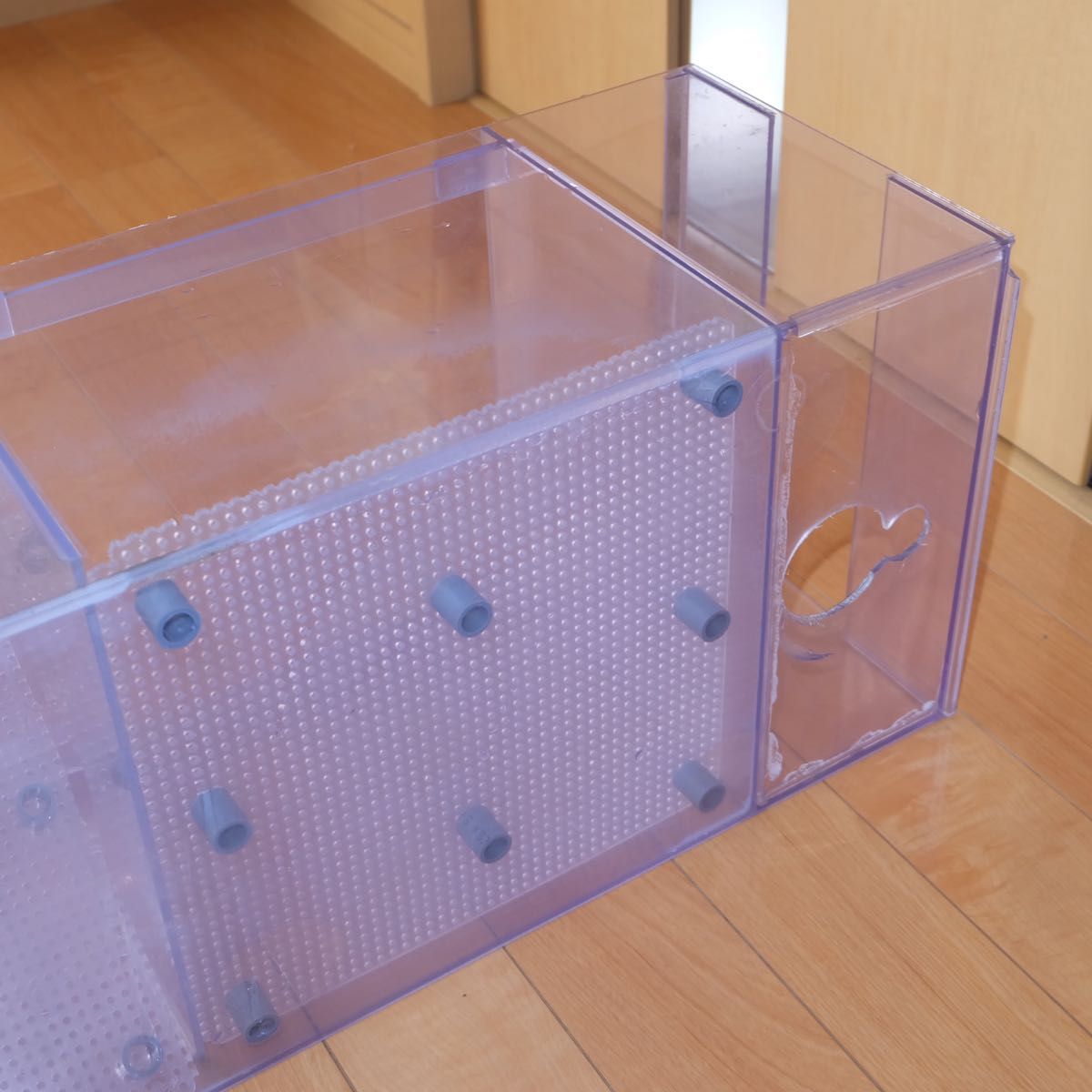 ぷぅ工房 120cm 水槽用 上部フィルター 大型 特注品 濾過槽 ぷぅ工房 120cm 水槽用 上部フィルター 大型 特注品 濾過槽