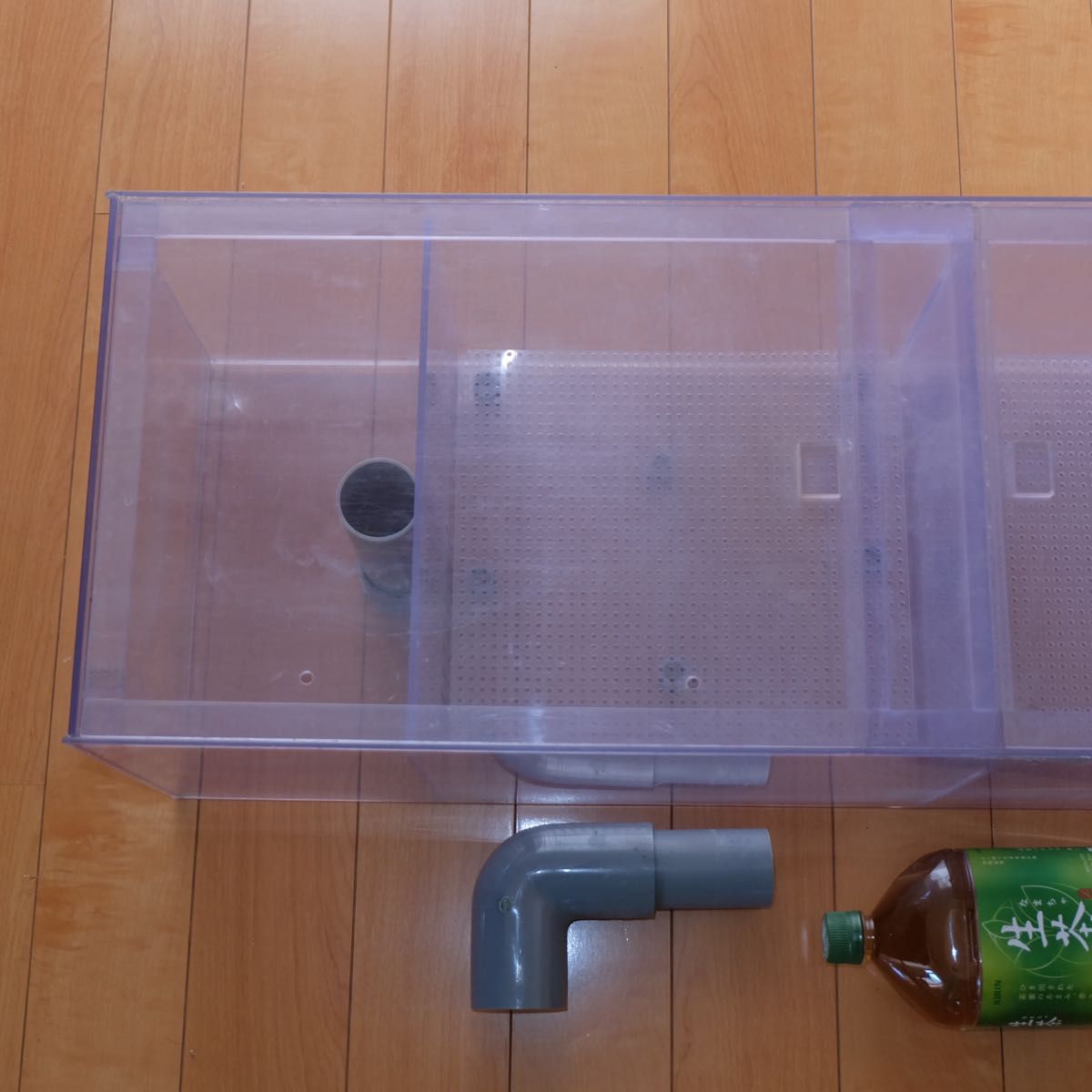 ぷぅ工房 120cm 水槽用 上部フィルター 大型 特注品 濾過槽 ぷぅ工房 120cm 水槽用 上部フィルター 大型 特注品 濾過槽