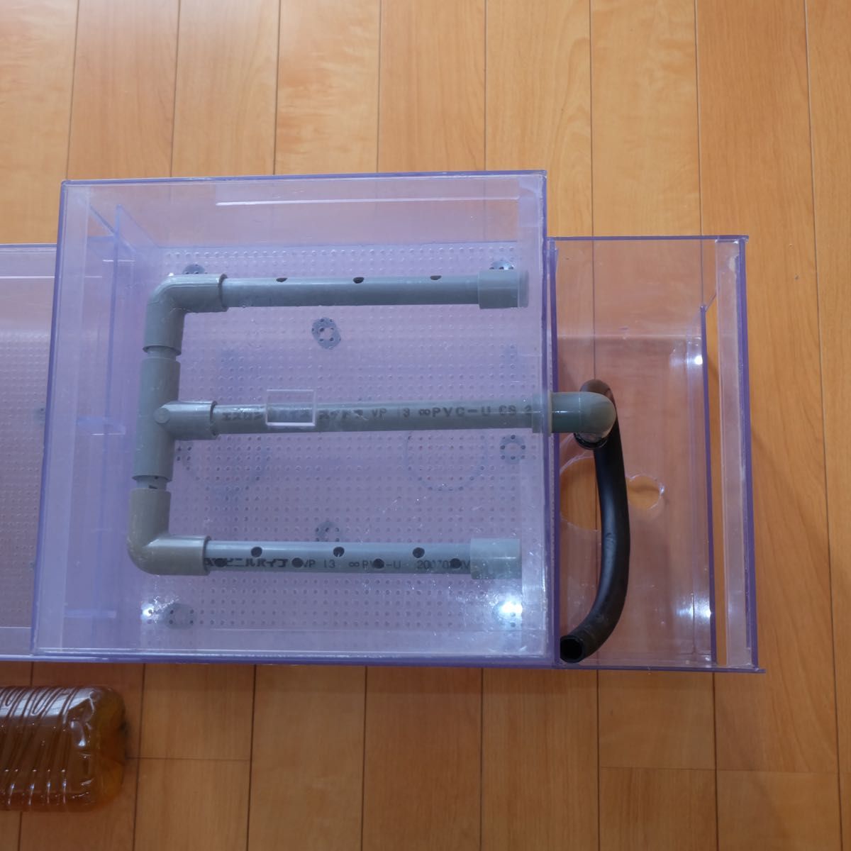 ぷぅ工房 120cm 水槽用 上部フィルター 大型 特注品 濾過槽 ぷぅ工房 120cm 水槽用 上部フィルター 大型 特注品 濾過槽