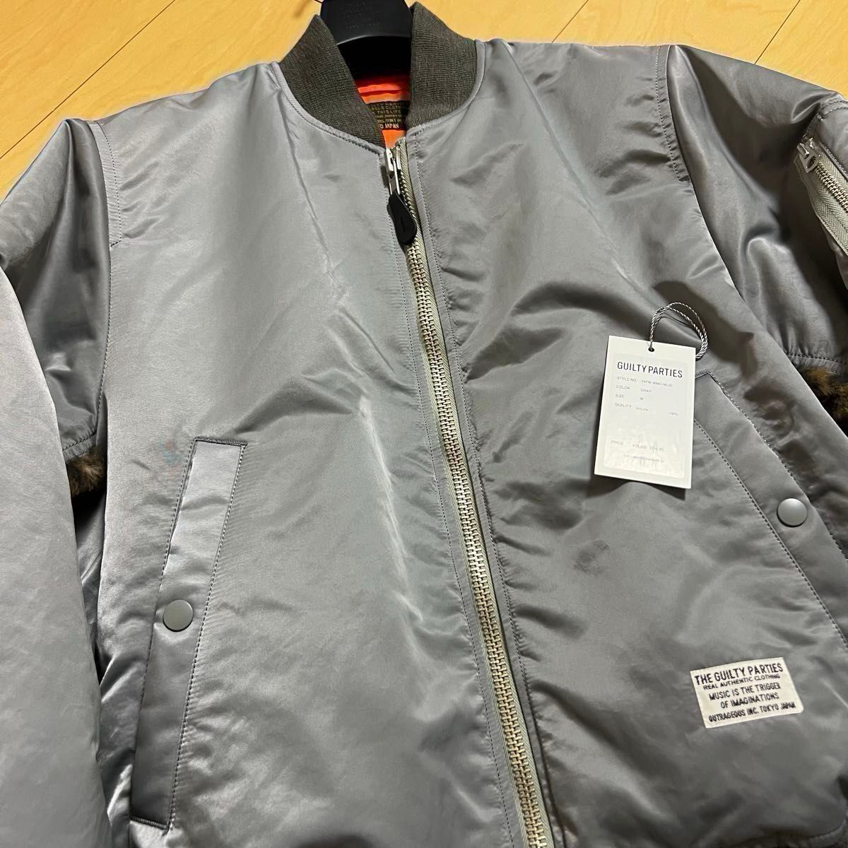 新品未使用 24fw WACKOMARIA MA-1 袖ファー レオパード 新品未使用 24fw WACKOMARIA MA-1 袖ファー レオパード