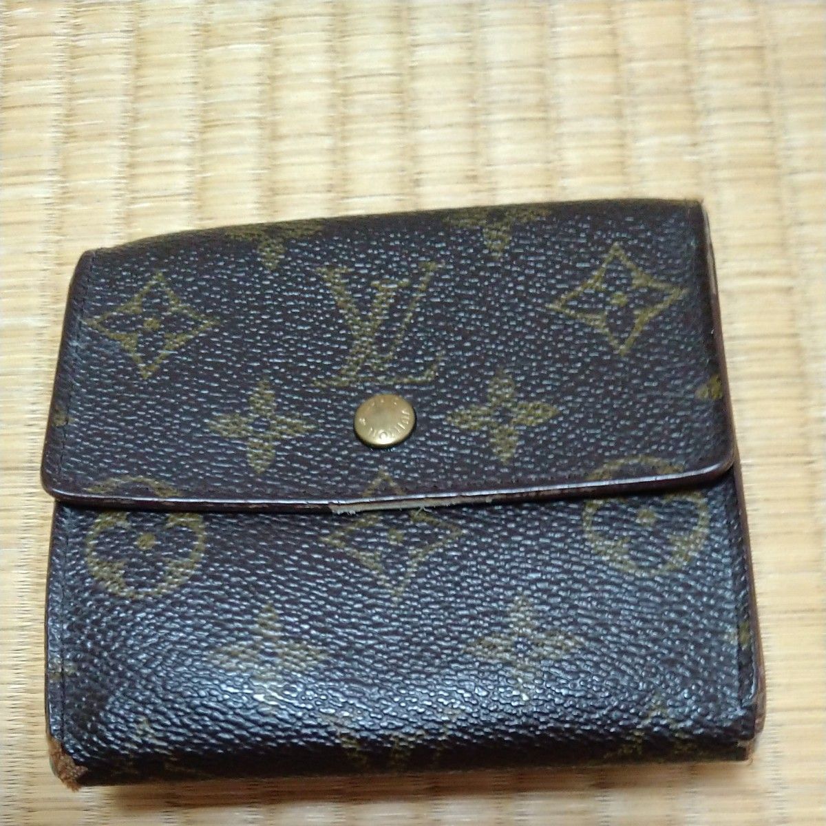 ②★在庫セール/良品♪モノグラム Wホック折財布 ルイヴィトン モノグラム Wホック財布 三つ折り財布