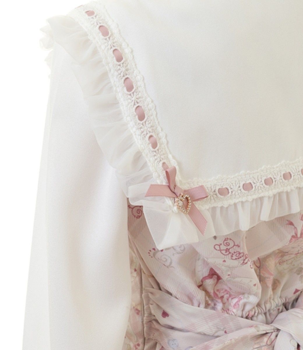 新品 正規品 LIZ LISA リズリサ Sewing Bear柄セットアップ 上下 新品 正規品 LIZ LISA リズリサ Sewing Bear柄セットアップ 上下