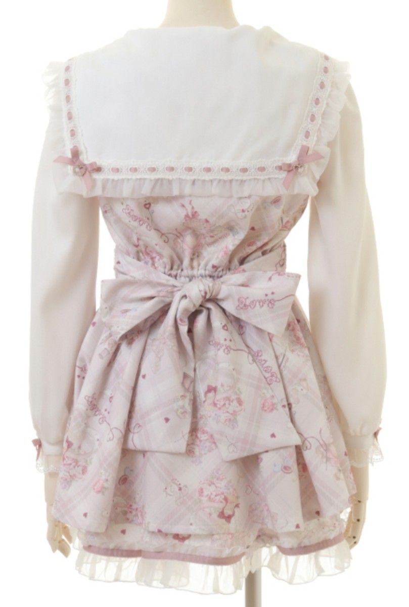 新品 正規品 LIZ LISA リズリサ Sewing Bear柄セットアップ 上下 新品 正規品 LIZ LISA リズリサ Sewing Bear柄セットアップ 上下