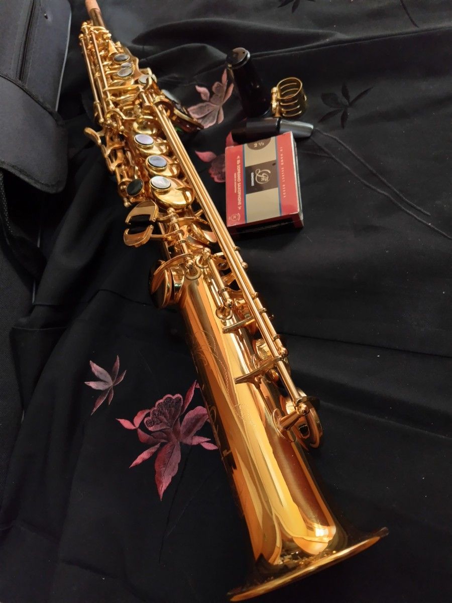 ソプラノサックス Eastern Music 製 ストレート タイプ 上位機種 ソプラノサックス Eastern Music 製 ストレート タイプ 上位機種