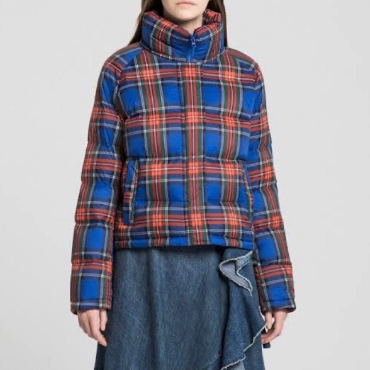 JW ANDERSON UNIQLO タータンチェック柄 ダウンジャケットコート JW ANDERSON UNIQLO タータンチェック柄 ダウンジャケットコート