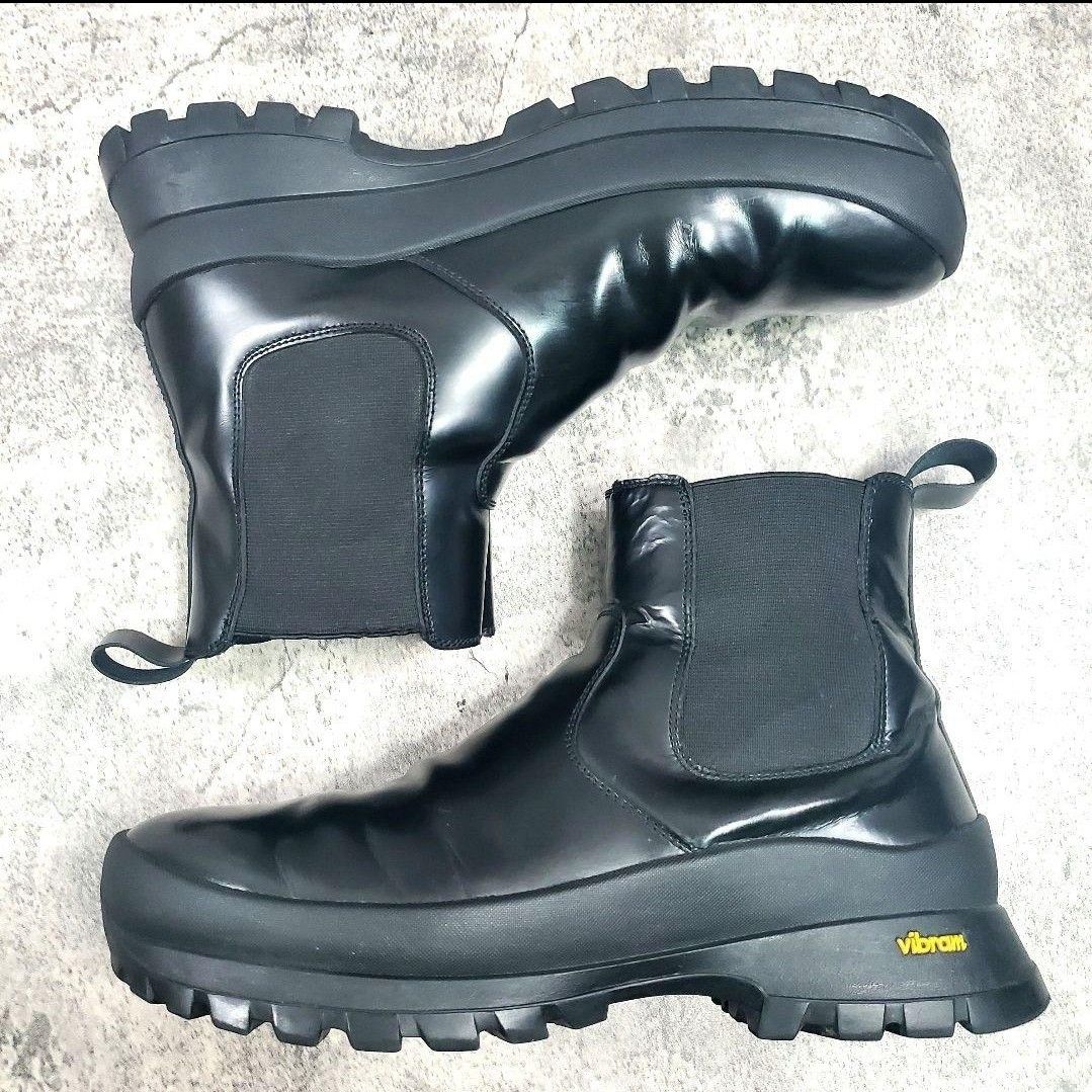ZARA ザラ VIBRAM ビブラムソール レザーチェルシーアンクル ZARA ザラ VIBRAM ビブラムソール レザーチェルシーアンクル