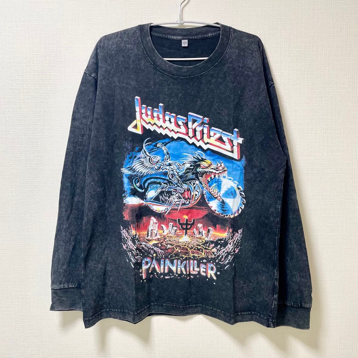 全品送料0円 JUDAS PRIEST ロングスリーブTシャツ Lサイズ ジューダス ミュージシャン