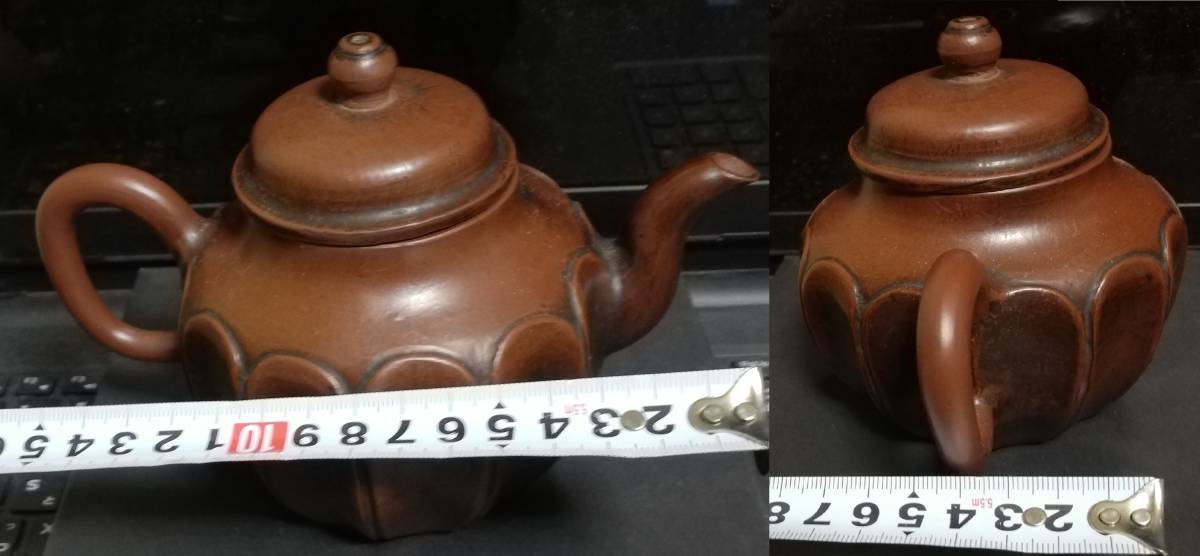 紫砂 俊瑢図章 在銘 急須 煎茶道具 紫泥 共箱 | www